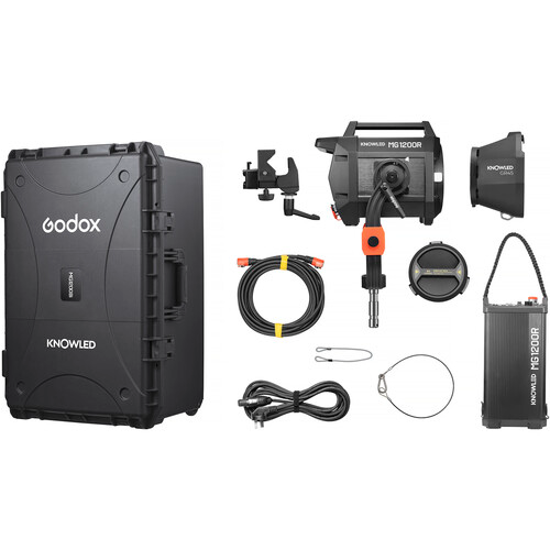 Godox - MG1200R K2 - KNOWLED RGB COB Light
(G-mount) - Black Hard Case