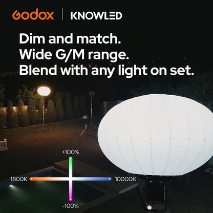 Godox - MG2400R K1 - KNOWLED RGB LED Light + soft case