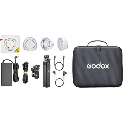 Godox ML100R RGB Portable LED Light Kit (36 Lens & Battery Grip)