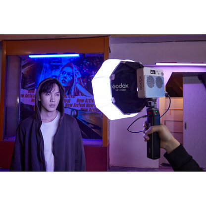 Godox ML100R RGB Portable LED Light Kit (36 Lens & Battery Grip)