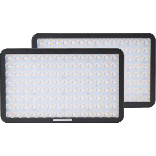 amaran Pano 60c RGB COB Mobile Light Panel (2-Light Kit, Charcoal)