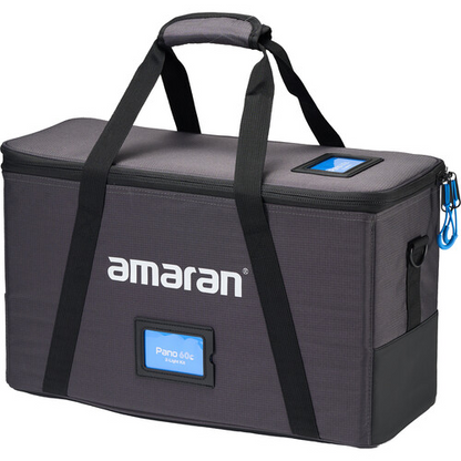 amaran Pano 60c RGB COB Mobile Light Panel (2-Light Kit, Charcoal)