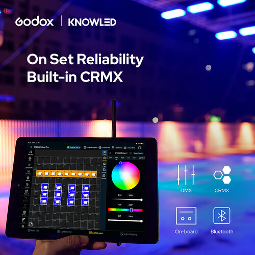 Godox - P1200R Hard Pro - KNOWLED full-Color waterproof Panel Light