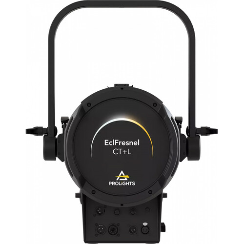 ProLights EclFresnel CT+L IP20 600W 6-Color LED Fresnel with 8-78-Degree Manual Zoom (Black)