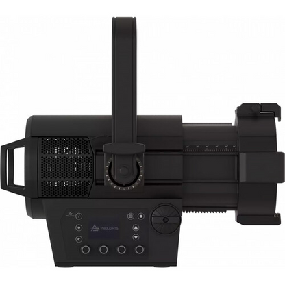 ProLights EclFresnel CT+S IP20 200W 6-Color LED Fresnel with 8-78-Degree Manual Zoom (Black)
