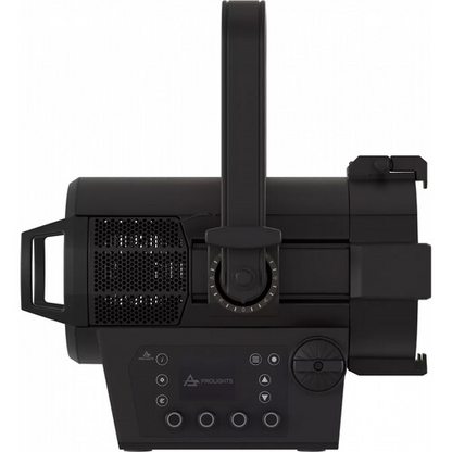 ProLights EclFresnel CT+S IP20 200W 6-Color LED Fresnel with 8-78-Degree Manual Zoom (Black)