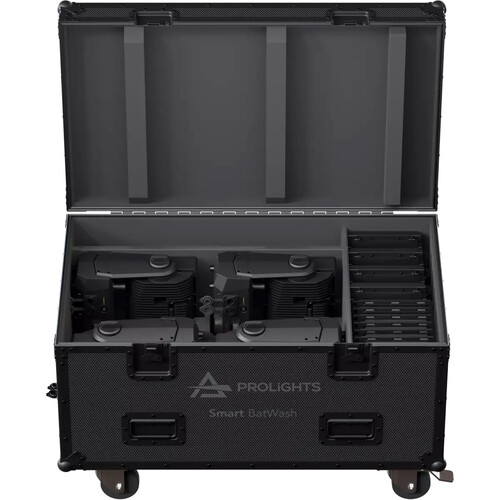 ProLights Smart BatWash RGB LED Wash Light with Flight Case (4-Pack)