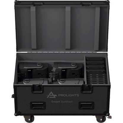 ProLights Smart BatWash RGB LED Wash Light with Flight Case (4-Pack)