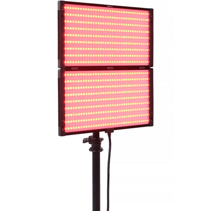 Nanlite PavoSlim 240C 2x2 RGBWW LED Panel with included softbox & eggcrate, LumenRadio