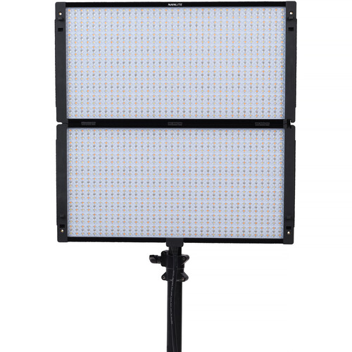 Nanlite PavoSlim 240C 2x2 RGBWW LED Panel with included softbox & eggcrate, LumenRadio