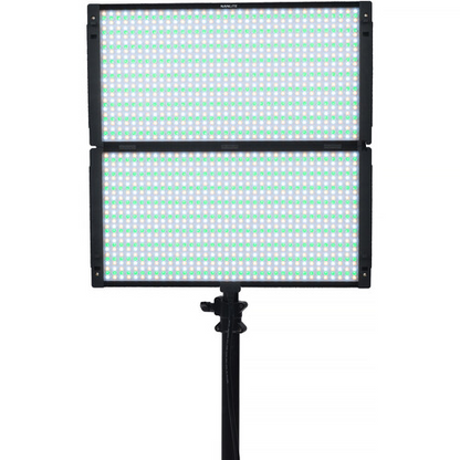 Nanlite PavoSlim 240C 2x2 RGBWW LED Panel with included softbox & eggcrate, LumenRadio