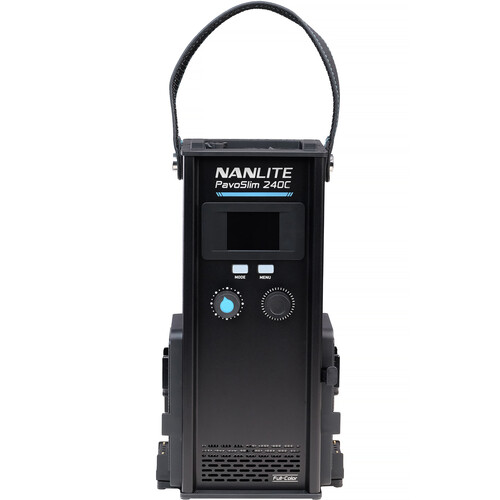 Nanlite PavoSlim 240C 2x2 RGBWW LED Panel with included softbox & eggcrate, LumenRadio