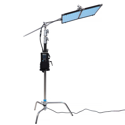Nanlite PavoSlim 240C 2x2 RGBWW LED Panel with included softbox & eggcrate, LumenRadio