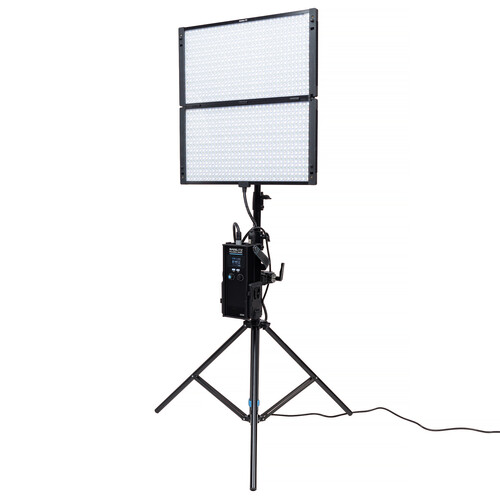 Nanlite PavoSlim 240C 2x2 RGBWW LED Panel with included softbox & eggcrate, LumenRadio