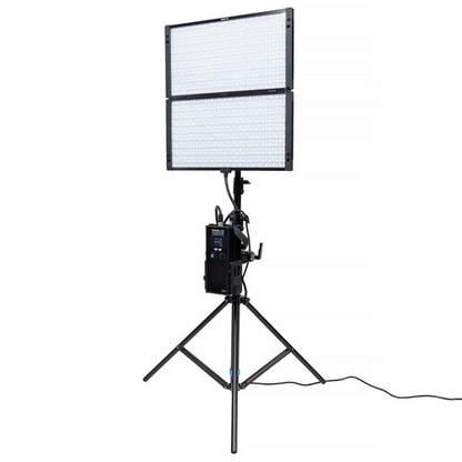 Nanlite PavoSlim 240C 2x2 RGBWW LED Panel with included softbox & eggcrate, LumenRadio