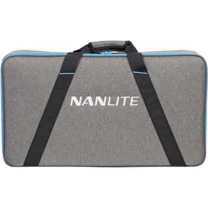 Nanlite PavoSlim 240C 2x2 RGBWW LED Panel with included softbox & eggcrate, LumenRadio