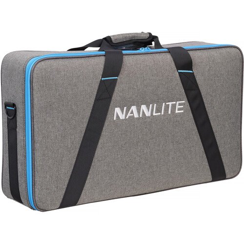 Nanlite PavoSlim 240C 2x2 RGBWW LED Panel with included softbox & eggcrate, LumenRadio