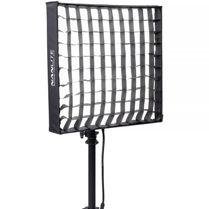 Nanlite PavoSlim 240C 2x2 RGBWW LED Panel with included softbox & eggcrate, LumenRadio