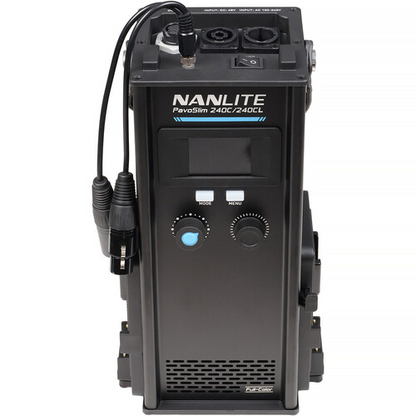 Nanlite PavoSlim 240CL 4x1 RGBWW LED Panel with included softbox & eggcrate, LumenRadio