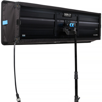 Nanlite PavoSlim 240CL 4x1 RGBWW LED Panel with included softbox & eggcrate, LumenRadio