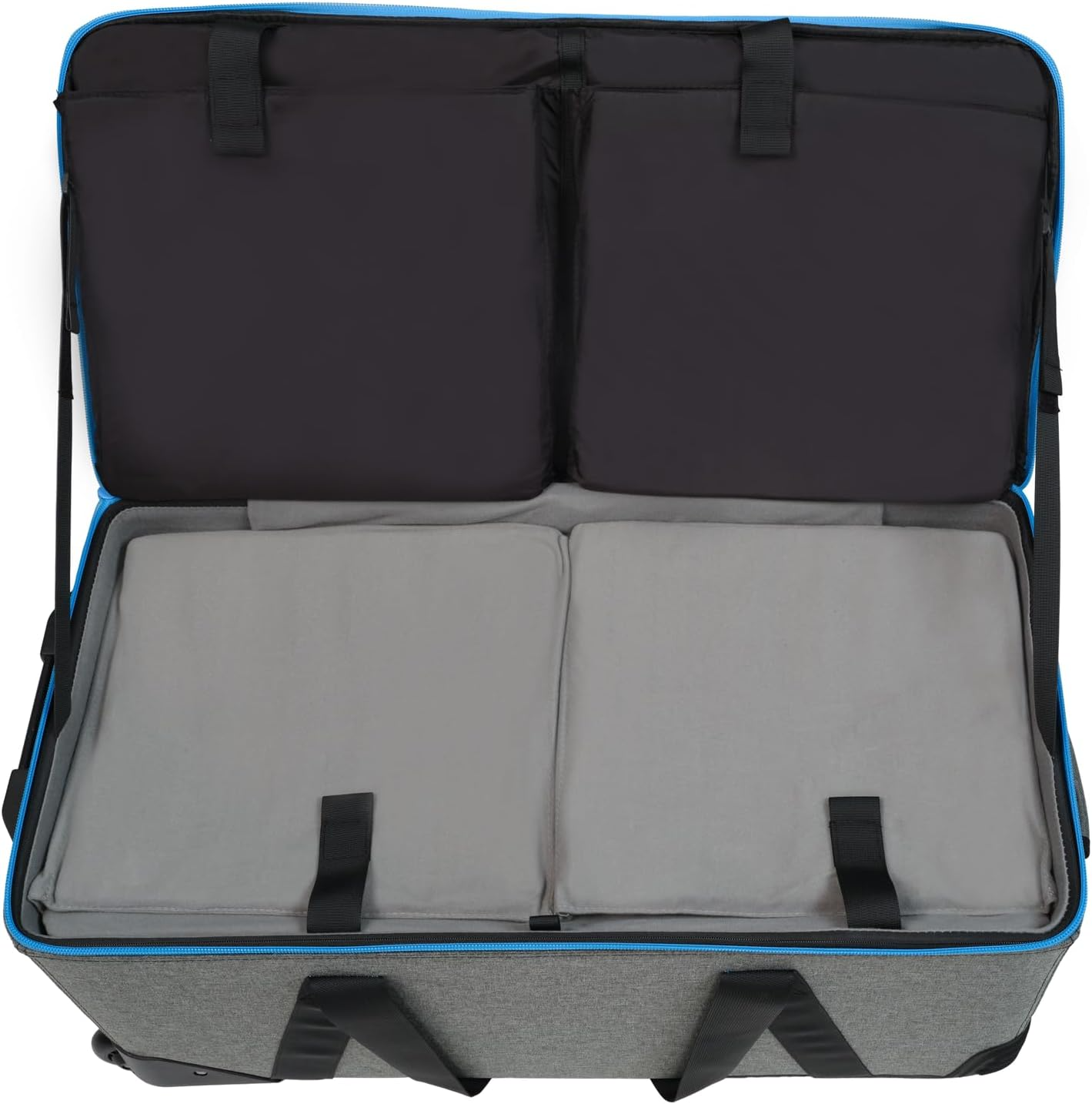 Nanlite PavoSlim 60B Bi-Color LED Panel 3-Light Kit with Light Stands, Pop-Up Softboxes, and Rolling Case