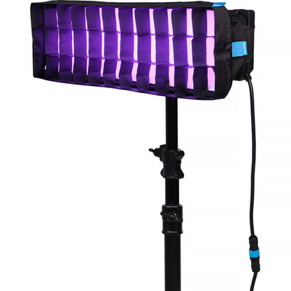 Nanlite PavoSlim 60CL 2x.5 RGBWW LED Panel with included softbox & eggcrate, LumenRadio