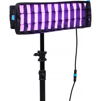 Nanlite PavoSlim 60CL 2x.5 RGBWW LED Panel with included softbox & eggcrate, LumenRadio