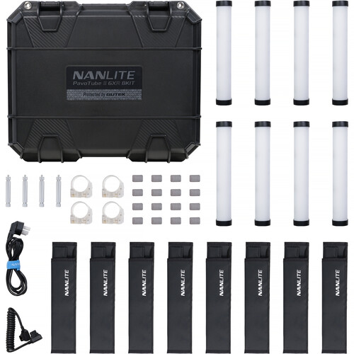 Nanlite PavoTube II 6XR LED Tube Light with CRMX 8-Kit