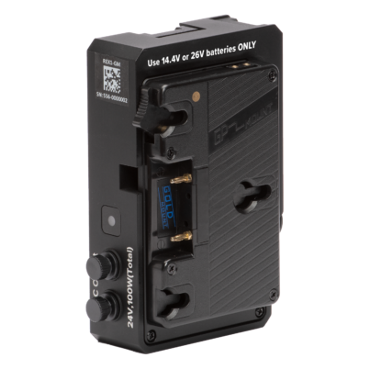 ASTERA - REX1-GM - RuntimeExtender Battery Plate (Gold Mount)