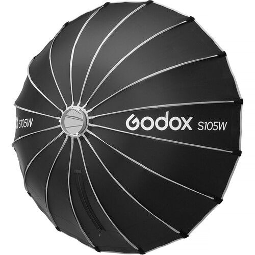 Godox Bowens Mount Umbrella-Style Easy Lock Softbox (Black/White, 41.3")