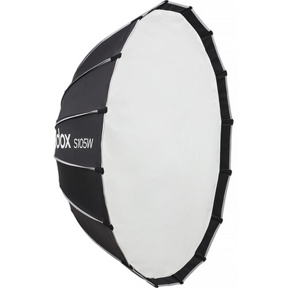 Godox Bowens Mount Umbrella-Style Easy Lock Softbox (Black/White, 41.3")
