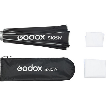 Godox Bowens Mount Umbrella-Style Easy Lock Softbox (Black/White, 41.3")
