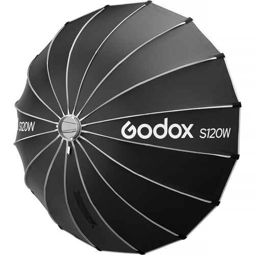 Godox Bowens Mount Umbrella-Style Easy Lock Softbox (Black/White, 47.2")