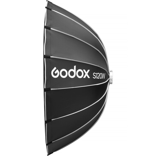 Godox Bowens Mount Umbrella-Style Easy Lock Softbox (Black/White, 47.2")