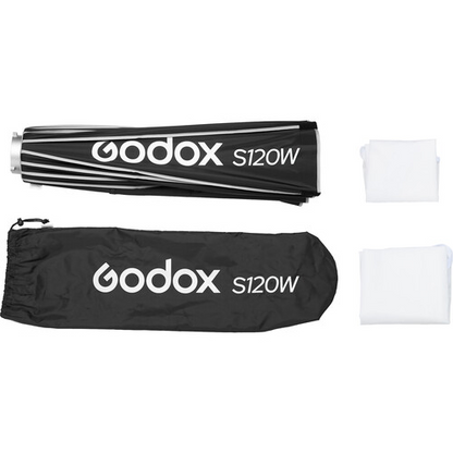 Godox Bowens Mount Umbrella-Style Easy Lock Softbox (Black/White, 47.2")