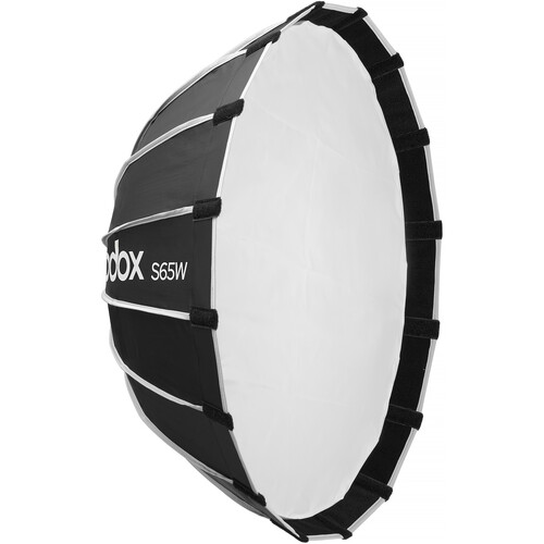 Godox Bowens Mount Umbrella-Style Easy Lock Softbox (Black/White, 25.6")