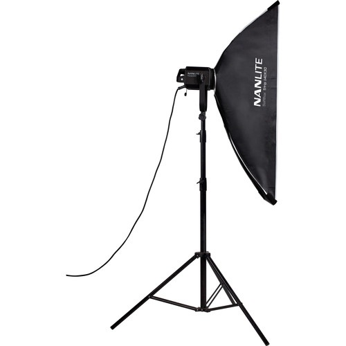 Nanlite Asymmetrical Stripbank Softbox with Bowens Mount (18x43in)