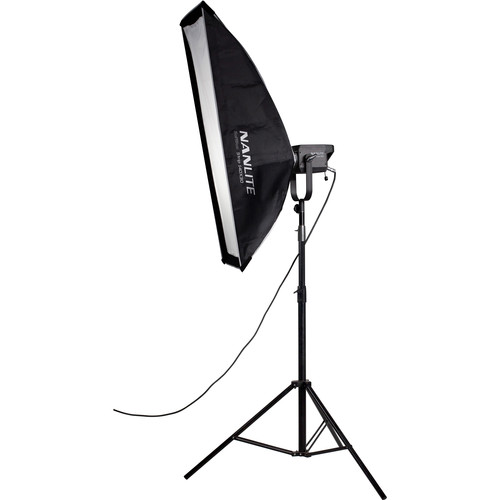Nanlite Asymmetrical Stripbank Softbox with Bowens Mount (18x43in)