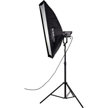 Nanlite Asymmetrical Stripbank Softbox with Bowens Mount (18x43in)