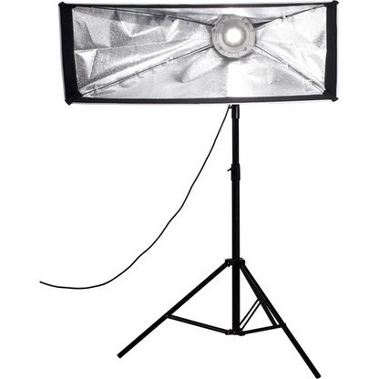 Nanlite Asymmetrical Stripbank Softbox with Bowens Mount (18x43in)