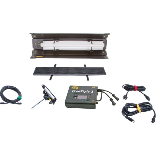 Kino Flo - SYS-FT21U - FreeStyle T21 LED DMX System, Univ (Includes FreeStyle T21 Fixture, Louver 90°, FreeStyle 120 FreeStyle 2ft LED Tube)