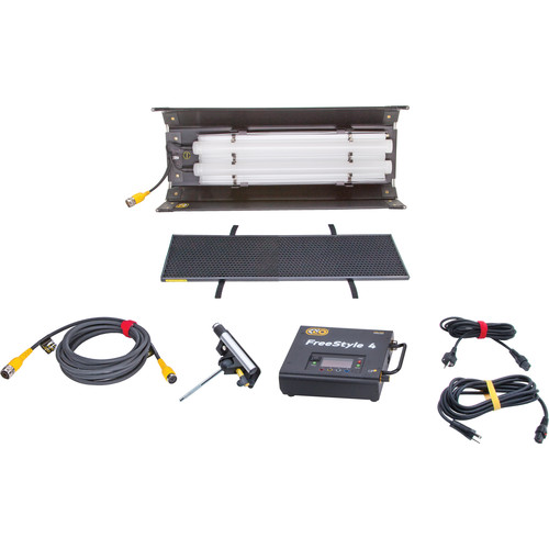 Kino Flo - SYS-FT22U - FreeStyle T22 LED DMX System, Univ (Includes FreeStyle T22 Fixture, Louver 90°, FreeStyle 140 FreeStyle 2ft LED Tube (x2)
