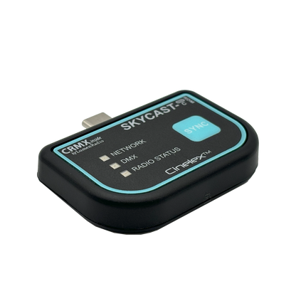 SKYCAST-C - CINELEX SKYCAST - USB-C to CRMX Wireless DMX Transmitter