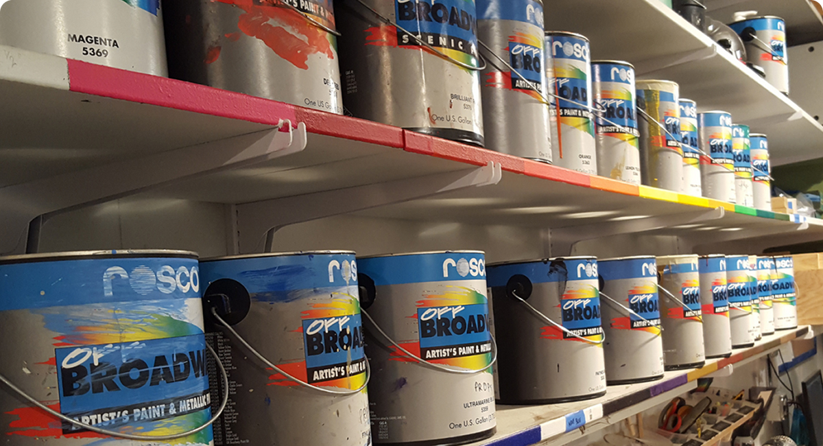 Transitioning Your Shop From House Paint to Rosco Off Broadway Scenic Paints