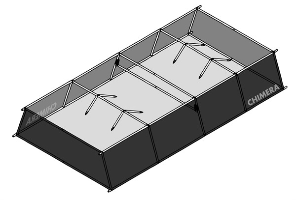 Chimera - 8972 - LIGHTBANK - F2X - 10' X 20' (3.05 m X 6.10 m) NEW FRAME