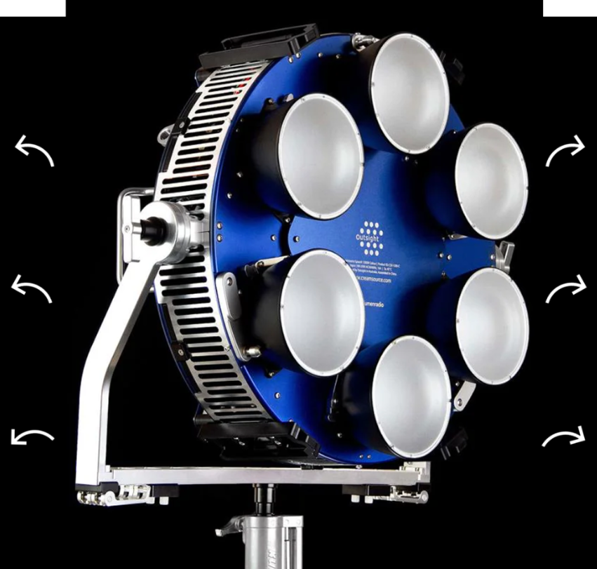 Creamsource SpaceX 1200W Colour Including Yoke - K-CSX-1200-C