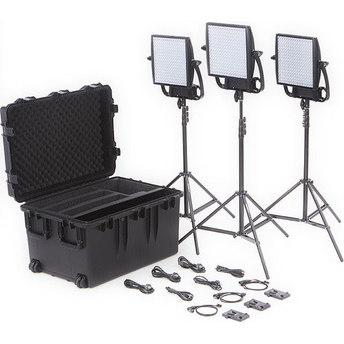 Litepanels Astra 6X Traveler Bi-Color Duo 2-Light Kit with V-Mount Battery Plates - 3