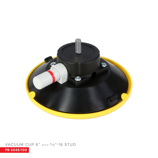Matthews - 6049/100 - 6" Vacuum Cup w/ 3/8"-16 Studs